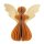Baumschmuck Falt-Engel 7cm, goldgelb-gold