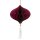 Papierdeko Origami 18cm ONION aubergine, Quaste