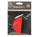 Papierdeko Origami 9cm BALL rot, Glitter