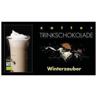 Trinkschokolade Winterzauber - Mandel Kokos mit Zimt und Orange