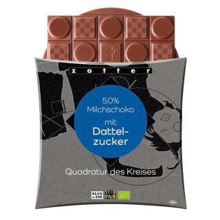 QDK - 50% Milchschoko mit Dattelzucker