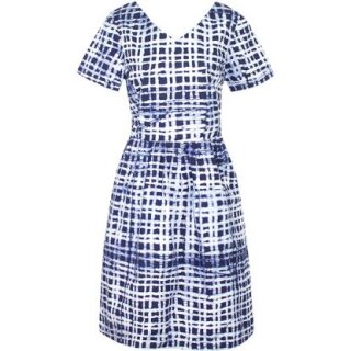 Verona Kleid, plaid navy