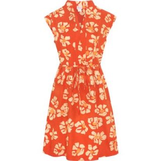 Retro Kleid, tropics tangerine