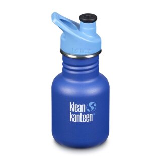 Edelstahlflasche KID KANTEEN 355ml, Sport Cap, Surf Up matt