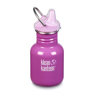 Edelstahlflasche KID KANTEEN 355ml, Sippy Cap, Bubble Gum/ Sippy Cup