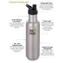 Edelstahlflasche KANTEEN CLASSIC 532 ml Winter Plum