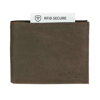 Börse PAUL Stonewash RFID secure, Rindsleder