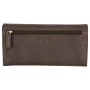 Brieftasche CURVED Stonewash braun RFID, Rindsleder