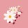 Servietten 3 lagig - Flowers Pink