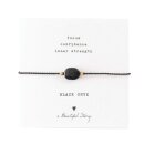 Edelsteinkarte Schwarzer Onyx