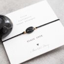 Edelsteinkarte Schwarzer Onyx