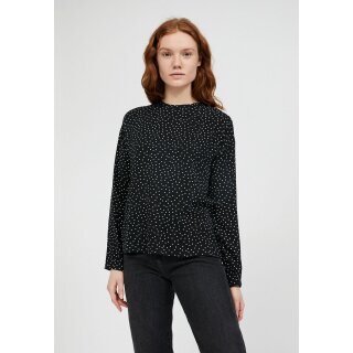 Bluse AMAALUR EASY DOTS black XS