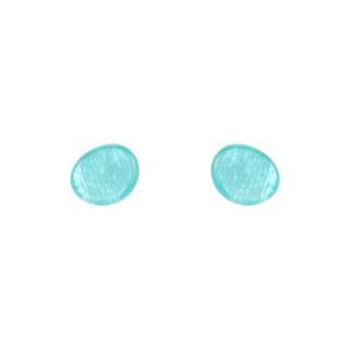 Ohrstecker MINI aqua, Capiz