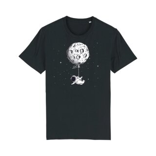 T-Shirt - Funny Spaceman M black