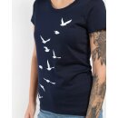 T-Shirt - Vögelchen XS french navy