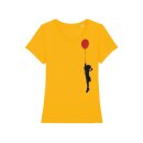 Broschenshirt - Mädchen mit Luftballon