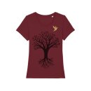 Broschenshirt - Baum mit Vogel