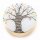 Pillendöschen "Baum des Lebens", Messing mit Siebdruck, Ø 4,7 cm