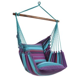 Hangesitz L BLUE BASIL Stab:110cm, 175x128cm, Baumwolle