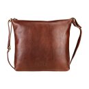 Handtasche SOMA Tumbled kastanie, Rindsleder