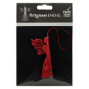 Baumschmuck Falt-Engel Seraphim, rot-gold