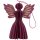 Baumschmuck Falt-Engel Seraphim, beere-gold