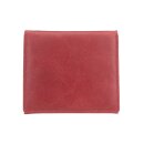 Borse Vintage-VIENNA 9x10cm rot, Rindsleder