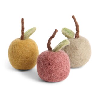 Apfel, 3er Set, 5 cm