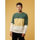 Sweatshirt MANOJ L green/sunshine/cream