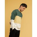 Sweatshirt MANOJ XL green/sunshine/cream