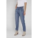 Damenjeans Nora Loose Tapered Medium Blue