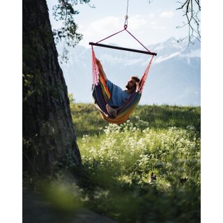 SITZHÄNGEMATTE Rottöne, BW, Nicolina130x127cm