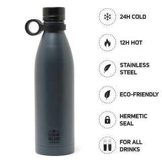 Hot&Cold Vacuum Bottle BLACK 800ml