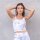 Croptop Ria Tie-Dye white L