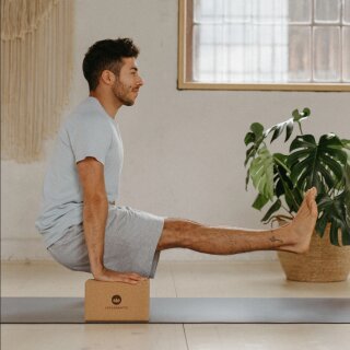 Yogablock aus Kork klein