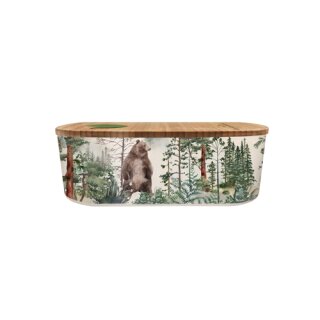 Bioloco plant lunchbox oval - forest