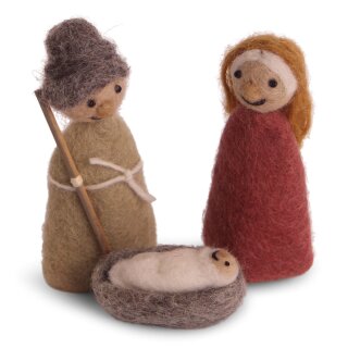 Maria & Josef & Jesuskind, 10 cm