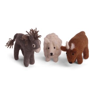 Schaf, Ochs & Esel, 8 cm