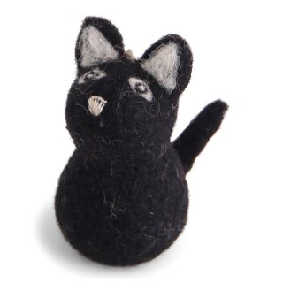 Katze M schwarz, 5,5 cm