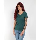 Avocado Embroidery - T-Shirt Damen L Glazed Green