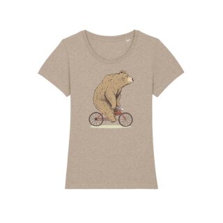 Fahrradb&auml;r - T-Shirt Damen