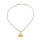 Kette botanisches Muster gerundet turkis-gold, Fliese