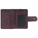 Borse Vintage-FLAP 8,5x12 bordeaux, Rindsleder