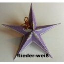 Dekostern flieder-weiß