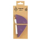 Papierdeko Origami 13cm DOME purpur, Quaste