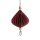 Papierdeko Origami 9cm DOME beere de Luxe, Glitter