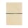 Notizbuch M BLATTDEKOR Wickelband, Recyclingleder