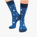 Socken Penguins blau 41-46