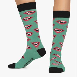 Socken Dracula Fangs