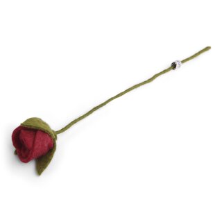 Rose dunkelrot, 30 cm